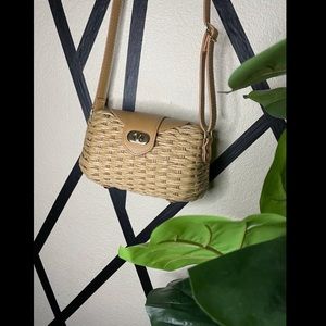 Woven Adjustable Crossbody Bag